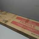 MIRUO Over The Door Mirror Wall Mirror Dressing Make Up Full Length Hanging Door Mirror Polystyrene Frame for Bathroom, Bedroom, Living Room, Dorm and More(White, 47" x 12")