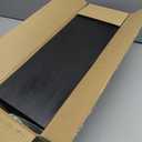 PHPH Wood Floating Shelves for Wall, Wooden Wall Shelves for Bedroom, Set of 6 Black 17 Inch