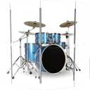 Portable Drum Shield | 5 Panels 2ft x 5ft | Factory-Installed Full-Length Stainless Steel Hinges | Acrylic Drum Sound Barrier | Cage for Church & Home Use (5 Panels)