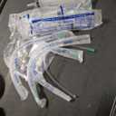 8Pcs Plastic Syringe Set 60ml 20ml Industrial Plastic Syringe with Handy Tubing 30cm(12in) for Refilling Fluids, Feeding Pets, Drawing Oil, Measuring, Watering, Multiple Uses, 20mlx2 + 60mlx2+ Hosex4