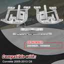 Lower Radiator Core Support Skid Bar Plate Compatible with 2005-2013 Corvette C6 Replaces OE Number: 20939829 15916658