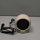 Space Heater,PTC Ceramic/Portable Electric Desktop Heater High Output Desktop Heater for Home Bedroom Office Desk Indoor Use(Light Brown)