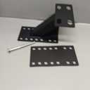 VOISEN Spare Tire Carrier,Boat Trailer Spare Tire Mount, Spare Tire Mount for Utility Trailer,Fits 4 5 6 Lugs Trailer Wheels on 4", 4.5'', 4.75'', 5'' and 5.5'' Bolt Patterns,Holds up to 150 Lbs