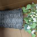 National Tree Company Artificial Hanging Wall Basket, Woven Branch Base, Decorated with Daisy Flowers, Berries, Leafy Greens, Spring Collection, 18 Inches
