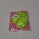 Kaei&Shi Floral Embroidered, Underwire, G-String, Garter Belt, 4 Pieces Lingerie (12, Fluorescent Green)