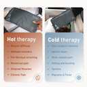 Large Hot and Cold Flexible Gel Ice Packs for Injuries Reusable, Cold Packs for Injuries Reusable Ice Packs, Soft Ice Pack for Back Cold Compress - 11.5" x 14.5" - Grey