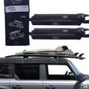 Ho Stevie! Surfboard Car Racks - Padded System, Easy Setup Any Car, No Scratch Buckles - Strap Up to 3 Boards to Car Roof