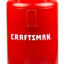 Craftsman Air Compressor, 20 Gallon Oil-Free 1.8 HP Max 175 PSI Pressure Two Quick Couplers Big Capacity, Red- CMXECXA0232043