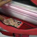 ZGME American Mahjong Set,166 White Tiles with Red Bag and Accessories,4 All-in-One Mahjong Racks with Pushers,Complete Western Mahjong Set, Medium
