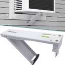 Daisypower Window AC Bracket,Window Air Conditioner Support Brackets Light Duty,Sturdy Structure AC Unit Bracket,Up to 85lbs, 5,000~12,000BTU(S)