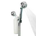 Aquasana Shower Filter | Dermatologist-recommended for softer, healthier skin & hair | Proven to reduce 90% of chlorine for 6 months | High pressure | Chrome wand shower head | AQ-4105CHR (Max Flow (2.5 GPM))