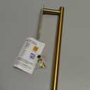 VAEHOLD Adhesive Paper Towel Holder Under Cabinet Wall Mount for Kitchen Paper Towel, Paper Towel Roll Holder Stick to Wall, Stainless Steel (Gold)