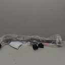 2 PCS Black Straight Bar Mud Flap Hanger Bracket Complete Kit & Aluminum Mud Flap Reflector Fender Reflective Tape Fit for Semi Trucks Trucks, Trailers, RVs and More