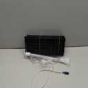 XMHF Plastic Aquarium Undergravel Filter Board Air Pump Line Hose Tube 20 Pcs Black