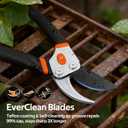 VOTREK Pruning Shears, 8.5 Professional Garden Pruner with Jam-Proof Spring & Ever-Sharp SK5 Blade, Ergonomic Bypass Clippers for Rose, Tree Trimming, Heavy Duty Bonsai Scissor for Weak Hand, 8.46 inches