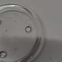 4PCS 4 Inch Clear Glass Candle Plates & Pillar Candle Holders - Small Round Candle Bases/Coasters for Dining & Wedding Table Centerpieces(Candle Not Included)