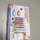 LLESSOO Color Challenge Game A Quick-React Color Matching Puzzle Game, Fun Board Game for Kids 6-8-12, Adults, Party & Family Game Night, Stacking Game Comes with 1 Stack Rack, 100 Cards, 60 Rings