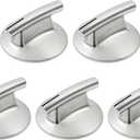 Upgraded WP7737P245-60 74007918 Stove Knobs Replacement Parts for Jennair Maytag Electric Cooktop Burner Control Knobs JEC8430ADB JEC8430ADS Jenn air Kitchenaid Gas Downdraft Range Oven Fan Knob 5Pcs