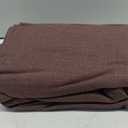 MIULEE Decorative Linen Euro Sham Pillow Covers 22x22 Inch Dark Brown Boho Farmhouse Neutral Winter Couch Throw Pillows for Bed Pack of 2 Accent Modern Pillowcase Sofa Livingroom Home Decor