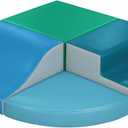 TODIBY 4-Pieces Climbing Toys for Toddlers: PU Leather - Soft Play Climbing for Toddlers - Foam Climbing Blocks for Crawling and Sliding Indoor Playground for Kids