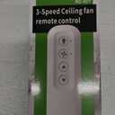 99813 Replacement for Hunter Ceiling Fan Remote Control, 3-Speed and Light Dimmer with Wall Mount, Replace 99770 99392 99118 99122 99123 99119 (Remote Only)