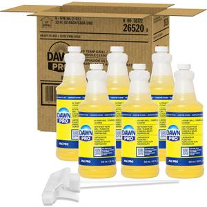 Dawn PRO Hi-Temp Grill & Griddle Cleaner for Commercial Use (32 oz, 6 pack)
