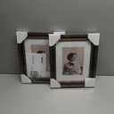 Vintage 4x6 Picture Frame, Ornate Antique Gold 4x6 Frame with Tempered Real Glass, Display 4 x 6 Photo for Tabletop or Wall mount, Retro Home Decor (Black/Gold, 2 Pack)