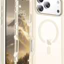 Magnetic for iPhone 17 Pro Max Case, [Compatible with MagSafe][Military Grade Drop Protection][Heavy Duty Protection][Non-Slip][Shockproof] 2-Layer Durable Bumper Phone Case 6.9''-Antique White