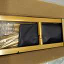 6.6FT Metal Wedding Arch Stand Gold Square Arched Backdrop Frame for Party Ceremony Valentines Day Birthday Bridal Baby Shower Garden Floral Balloon Arch Decoration