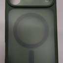 TOCOL for iPhone 17 Pro Max Phone Case, Full Camera Protection, Built-in Magnetic Ring, Compatible with Magsafe Charger, Translucent Matte Phone Case for 17 ProMax 6.9 inch (Alpine Green)