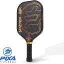 18K Carbon Fiber Pickleball Paddle USAPA Approved Matrix Thermoformed Paddle for Intermediate and Pro Players, Textured Surface, Foam Edge, Premium Grip, Power & Spin Control PIXA Pickleball