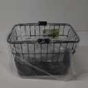 Retrospec Apollo Detachable Front Bike Basket Steel Half-Mesh & Master Lock Bike Lock Cable, Combination Bicycle Lock, Cable Lock for Outdoor Equipment, 8143D