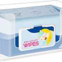 Wet Wipe Holder Wall Mount, Flushable Wipe Dispenser Acrylic for Bathroom Bedroom Kitchen, Clear