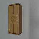 Damascus Pocket Knife for Men with Leather Sheath L-B, Handmade 67-Layer Damascus Steel, Wooden Handle