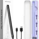 Stylus Pen for HP Envy X360, Pavilion X360, Specter X360, MPP 2.0 Tilt-Active Stylus with 4096 Levels of Pressure Sensitivity, Convenient Storage Case, Supports Type-C Fast Charging, Black