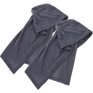 PRETYZOOM Elastic Sofa Armrest Cover Dark Grey Comfortable Protector for Simple Style Skin-Friendly Design for -Term Use, Size: 45*16*20cmx2pcs