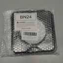 SGP-400 Chrome Square Gas Range Drip Pan, Black Porcelain Square 7.75 Replace WP786333 AP6011553 PS11744751 786333, 4 Pack | Upgrade by PANDEELS