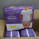 Amazon Basics Incontinence Underwear for Women, Protective, Disposable, Postpartum, Maximum Absorbency, X-Large, Lavender, 48 Count (3 Packs of 16)