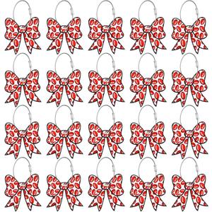 Quelay 20 Pcs Football Bow Luggage Tags Football Keychains Suitcase Labels with Metal Ring 2.75 Inch PVC DIY Name ID Card for Kids Boys Girls Gifts Men Women Travel Suitcase