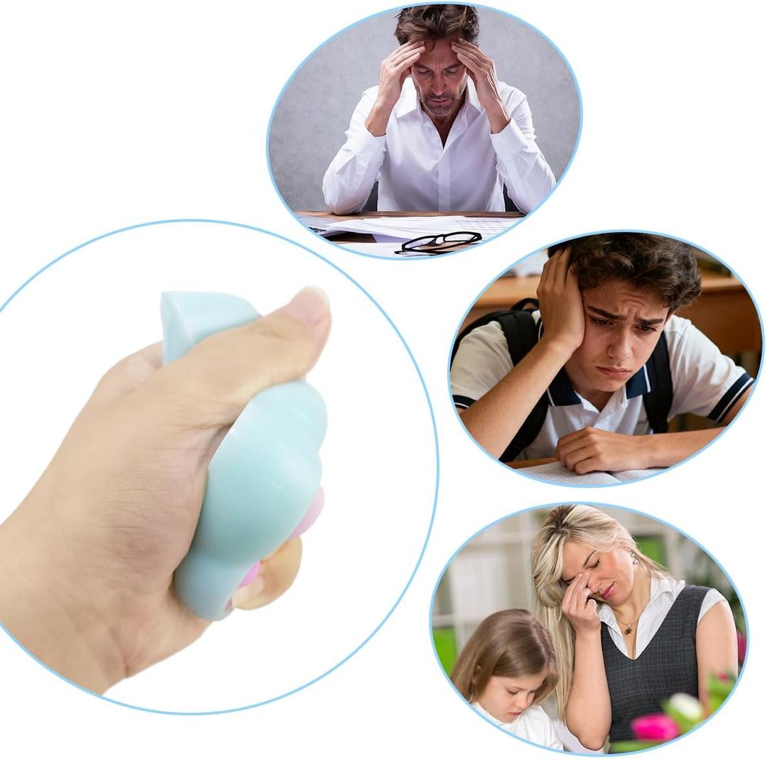 3 Pack Taba Cat Paw Squeeze Toys Sensory Squishy Toys for Kids Boys Girls Easter Basket Stuffers Fillers Birthday Gifts