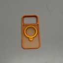 360 Spin Magnetic Stand for iPhone 17 Pro Case, Fit for MagSafe, Mil-STD Protective Case for iPhone 17 Pro Phone Case with Kickstand Rotatable 6.3 inch, Orange