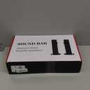 Puriom Sound Bar for Smart TV, 100W Sound Bar with Bluetooth 5.3/ARC/Opt/AUX Connect, 2-in-1 Detachable Home Soundbar, Home Theater Speaker & Bass Effect, for TV/PC/Projectors (Black)