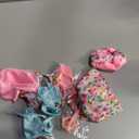 Kajaia 8 Pcs Doll Clothes 18 Inch Doll Clothes and Accessories Dress Flip Flops Hat Outfit Swimsuit Accessories for 18 Inch(Swimsuit) (Pink)