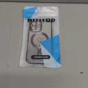 NITITOP Compatible with iPhone 16 Case Cute Clear Glitter [Compatible for MagSafe] Plating Heart Sparkle Bling Magnetic Girl Women Electroplated Frame Camera Protection Back Cover - Purple