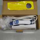 Steam Iron for Clothes Fast Heating, 1200W Iron with Non-Stick Ceramic Soleplate, Self-Cleaning, Burst of Steam, Spray Mist, 7.03oz Water Tank Ironing Clothes for Home, Blue