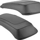 Mofun PU Leather Saddlebag Speaker Lid Bra Protective Cover Compatible with Harley Touring Road King Electra Road Street Glide 1993-2013