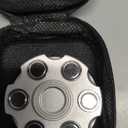 Cool Alloy Fidget Spinner Toys Metal for Kids Adults, Fidget Cube Block Chain Small Sensory Gadget Finger Hand Spinner Cool Gadget Stuff Gift for Men, Desk Spining Top Toy Best Gift Party Favors (Silver)