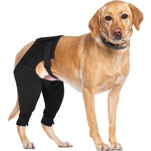 Dog Leg Sleeve Rear Leg for Stop Licking, Recovery Dog Pants for Wound ACL TPLO After Surgery, Cone Alternative Protective, 2XL