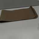 ToLanbbt Refrigerator Spill Mat - 37.5'' x 8.5'' Silicone Under Fridge Floor Protector with Raised Edge, Leak Catcher Liner Drip Tray for Refrigerator Washing Machine, Dryer, Wine Cooler, Brown