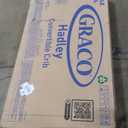 Graco Hadley 5-in-1 Convertible Crib with Drawer (White)  GREENGUARD Gold Certified, Crib with Drawer Combo, Full-Size Nursery Storage Drawer, Converts to Toddler Bed, Daybed